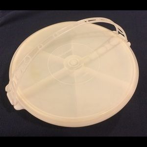 Tupperware Divided Serving Tray with Handle